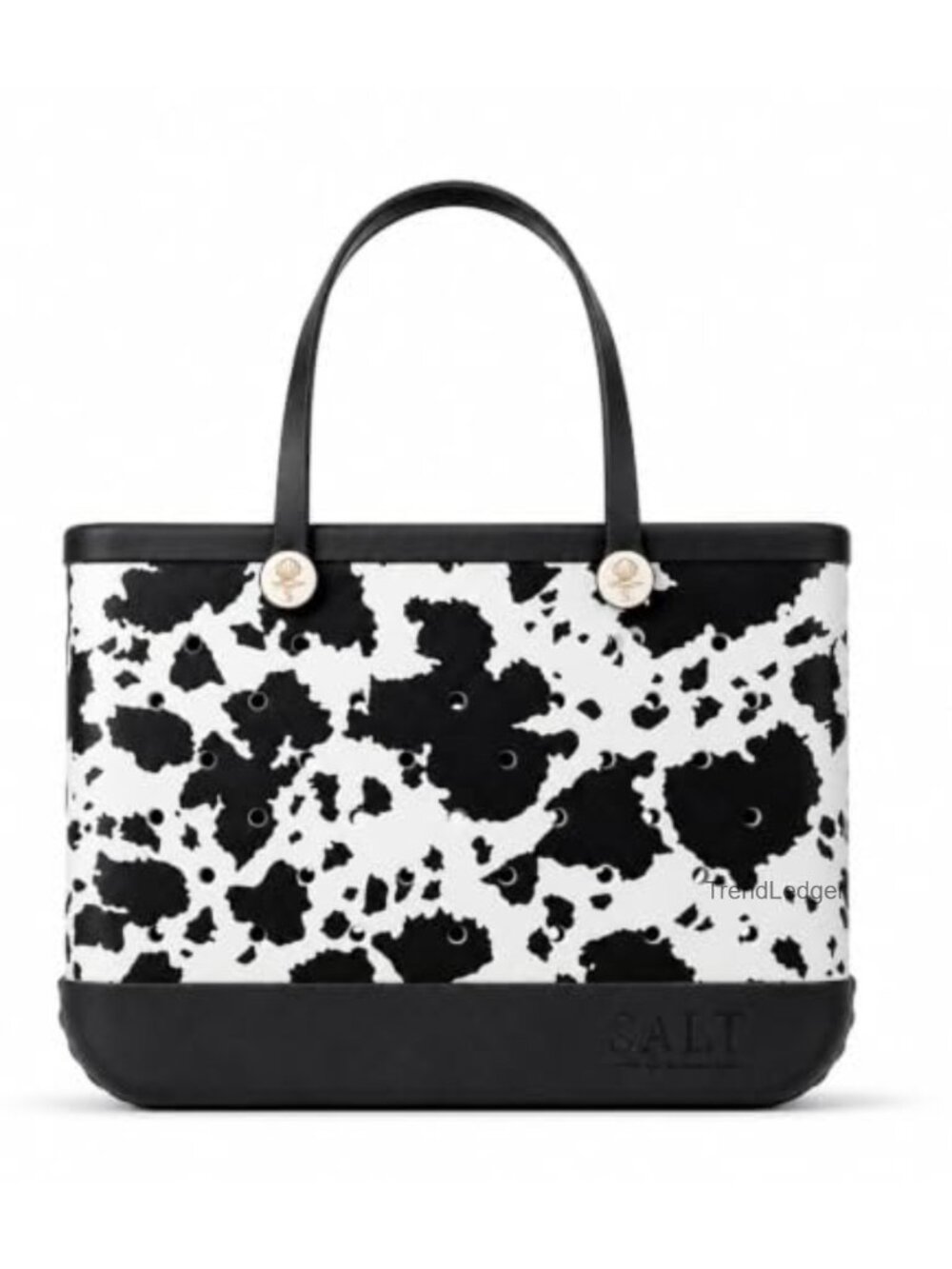 Waterproof EVA Tote Bag Lightweight Cow Print Everyday Travel Work Beach